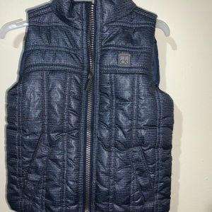 Blue Calvin Klein kids puffer vest